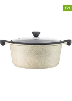 Laguiole 2-częściowy zestaw "Jade" w kolorze beżowym - 6,7 l ze sklepu Limango Polska w kategorii Garnki - zdjęcie 188440881