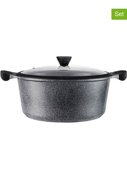 Laguiole 2-częściowy zestaw "Charbon" w kolorze szarym - 4,3 l ze sklepu Limango Polska w kategorii Garnki - zdjęcie 188440893