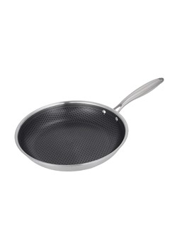 Laguiole Patelnia "Black Steel" w kolorze srebrnym - Ø 28 cm ze sklepu Limango Polska w kategorii Garnki - zdjęcie 188441001