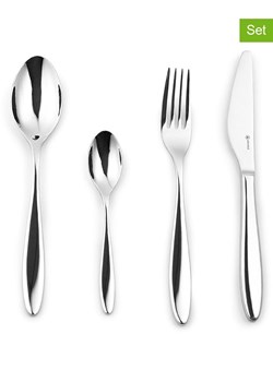 Laguiole 24-częściowy zestaw sztućców " Pivoine" w kolorze srebrnym ze sklepu Limango Polska w kategorii Sztućce - zdjęcie 188441190