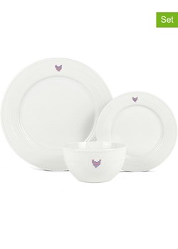 Laguiole 18-częściowy zestaw "Gallus" w kolorze białym ze wzorem ze sklepu Limango Polska w kategorii Naczynia - zdjęcie 188441324