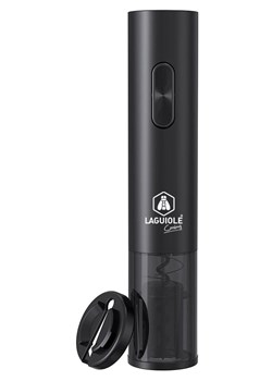 Laguiole Elektryczny korkociąg w kolorze czarnym - 22,8 x Ø 4,8 cm ze sklepu Limango Polska w kategorii Naczynia - zdjęcie 188441492