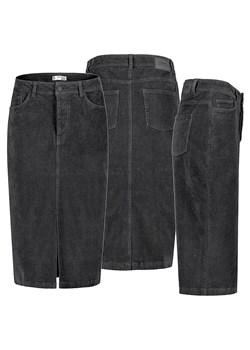 Eight2Nine Spódnica sztruksowa w kolorze antracytowym ze sklepu Limango Polska w kategorii Spódnice - zdjęcie 188441800