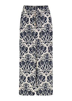 Eight2Nine Spodnie w kolorze kremowo-granatowym ze sklepu Limango Polska w kategorii Spodnie damskie - zdjęcie 188442891