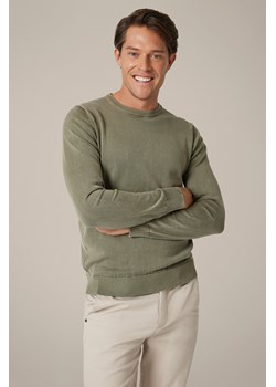 Sweter Zielony Bawełniany Gustan ze sklepu Lancerto S.A. w kategorii Swetry męskie - zdjęcie 188443564