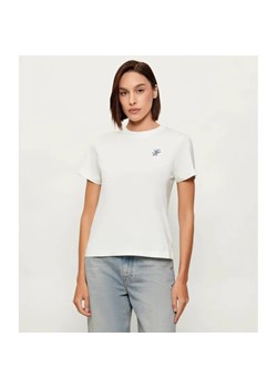 Tommy Hilfiger T-shirt | Regular Fit ze sklepu Gomez Fashion Store w kategorii Bluzki damskie - zdjęcie 188443791