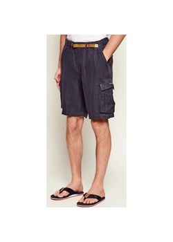 Aeronautica Militare Lniane szorty | Regular Fit ze sklepu Gomez Fashion Store w kategorii Spodenki męskie - zdjęcie 188443823