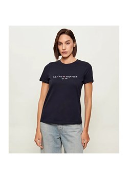 Tommy Hilfiger T-shirt | Regular Fit ze sklepu Gomez Fashion Store w kategorii Bluzki damskie - zdjęcie 188443840