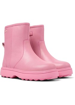 Camper Skórzane botki w kolorze jasnoróżowym ze sklepu Limango Polska w kategorii Buty zimowe dziecięce - zdjęcie 188444952