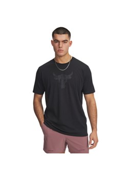 Męska koszulka treningowa Under Armour Project Rock Brahma Bull - czarna ze sklepu Sportstylestory.com w kategorii T-shirty męskie - zdjęcie 188446020