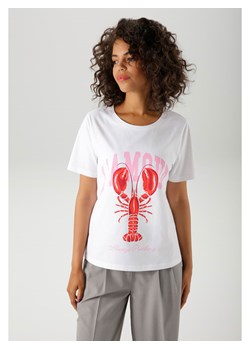 Aniston Koszulka w kolorze białym ze sklepu Limango Polska w kategorii Bluzki damskie - zdjęcie 188446502