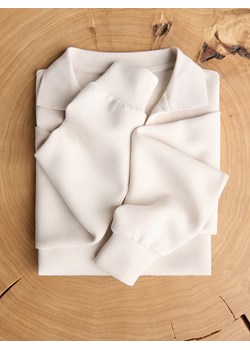 Reserved - Bluza z modalem - beżowy ze sklepu Reserved w kategorii Bluzy damskie - zdjęcie 188446631