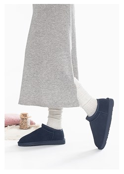 Gooce Skórzane botki zimowe "Jackie" w kolorze granatowym ze sklepu Limango Polska w kategorii Śniegowce damskie - zdjęcie 188447013