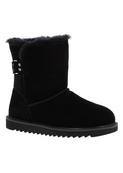 Gooce Skórzane botki zimowe "Colorado" w kolorze czarnym ze sklepu Limango Polska w kategorii Śniegowce damskie - zdjęcie 188447174