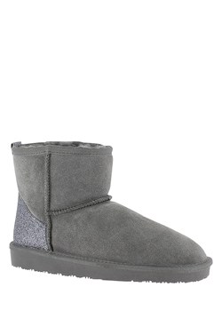 Gooce Skórzane botki zimowe "Acacia" w kolorze szarym ze sklepu Limango Polska w kategorii Śniegowce damskie - zdjęcie 188447462