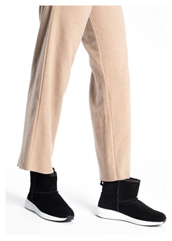 Gooce Skórzane botki zimowe "Patty" w kolorze czarnym ze sklepu Limango Polska w kategorii Śniegowce damskie - zdjęcie 188447514