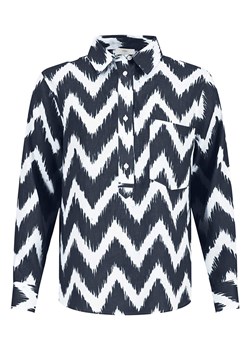 FYNCH-HATTON Lniana bluzka w kolorze granatowym ze sklepu Limango Polska w kategorii Koszule damskie - zdjęcie 188448170