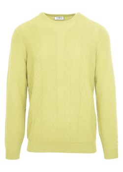 Malo Optimum Kaszmirowy sweter w kolorze jasnożółtym ze sklepu Limango Polska w kategorii Swetry męskie - zdjęcie 188448412