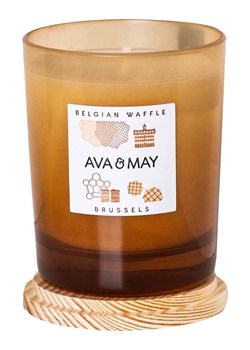 AVA &amp; MAY Świeca zapachowa "Belgian Waffle" - 180 g ze sklepu Limango Polska w kategorii Świece i dyfuzory - zdjęcie 188448794