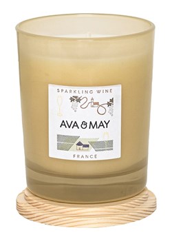 AVA &amp; MAY Świeca zapachowa "Sparkling Wine" - 180 g ze sklepu Limango Polska w kategorii Świece i dyfuzory - zdjęcie 188448931