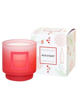AVA &amp; MAY Świeca zapachowa "Wild Berry Spritz" - 200 g ze sklepu Limango Polska w kategorii Świece i dyfuzory - zdjęcie 188449053