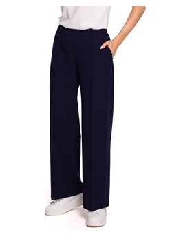 made of emotion Spodnie w kolorze granatowym ze sklepu Limango Polska w kategorii Spodnie damskie - zdjęcie 188450254