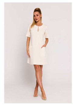 made of emotion Sukienka w kolorze kremowym ze sklepu Limango Polska w kategorii Sukienki - zdjęcie 188450372