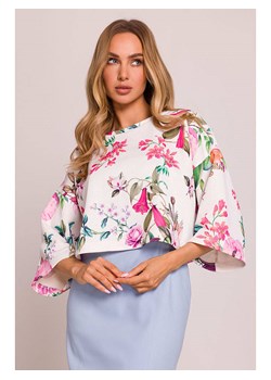 made of emotion Bluzka w kolorze biało-jasnoróżowo-zielonym ze sklepu Limango Polska w kategorii Bluzki damskie - zdjęcie 188450533