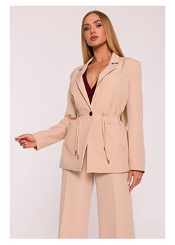 made of emotion Blezer w kolorze beżowym ze sklepu Limango Polska w kategorii Marynarki damskie - zdjęcie 188450772