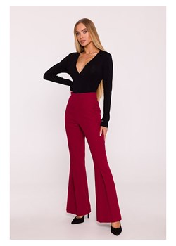 made of emotion Spodnie w kolorze bordowym ze sklepu Limango Polska w kategorii Spodnie damskie - zdjęcie 188450803