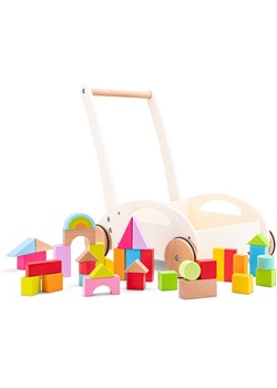 New Classic Toys Wózek z klockami - 12 m+ ze sklepu Limango Polska w kategorii Zabawki - zdjęcie 188451892