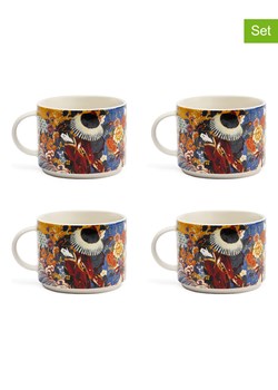 Trendy Kitchen by EXCÉLSA Kubki jumbo (4 szt.) "Kimono" ze wzorem - 500 ml ze sklepu Limango Polska w kategorii Dzbanki i zaparzacze - zdjęcie 188452263