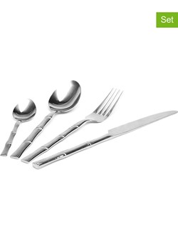 Trendy Kitchen by EXCÉLSA 24-częściowy zestaw sztućców "Bambu" ze sklepu Limango Polska w kategorii Sztućce - zdjęcie 188452380