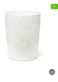 Trendy Kitchen by EXCÉLSA Szklanki (6 szt.) "Color Tumbler" w kolorze białym - 350 ml ze sklepu Limango Polska w kategorii Naczynia - zdjęcie 188452410