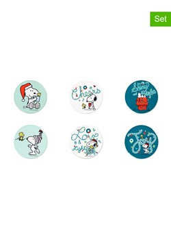 Trendy Kitchen by EXCÉLSA Podstawki (6 szt.) w kolorze niebiesko-miętowym - Ø 10,5 cm ze sklepu Limango Polska w kategorii Akcesoria kuchenne - zdjęcie 188452454