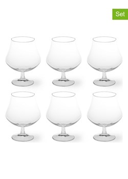 Trendy Kitchen by EXCÉLSA Kieliszki (6 szt.) do koniaku - 630 ml ze sklepu Limango Polska w kategorii Naczynia - zdjęcie 188452511