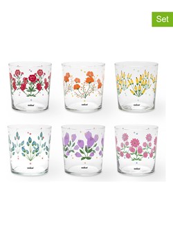 Trendy Kitchen by EXCÉLSA Szklanki (6 szt.) "Arles" ze wzorem - 350 ml ze sklepu Limango Polska w kategorii Naczynia - zdjęcie 188452544