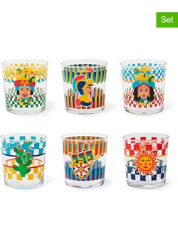 Trendy Kitchen by EXCÉLSA Szklanki (6 szt.) "Sicilian Rhapsody" w różnych kolorach - 350 ml ze sklepu Limango Polska w kategorii Naczynia - zdjęcie 188452583