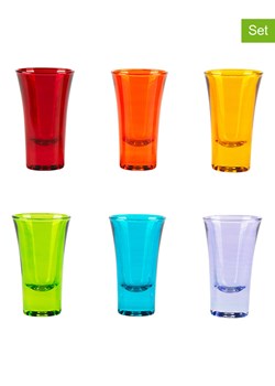 Trendy Kitchen by EXCÉLSA Kieliszki (6 szt.) w różnych kolorach do likieru - 57 ml ze sklepu Limango Polska w kategorii Naczynia - zdjęcie 188452642