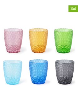 Trendy Kitchen by EXCÉLSA Szklanki (6 szt.) w różnych kolorach - 300 ml ze sklepu Limango Polska w kategorii Naczynia - zdjęcie 188452694