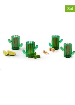 Trendy Kitchen by EXCÉLSA Kieliszki (4 szt.) w kolorze zielonym do likieru - 50 ml ze sklepu Limango Polska w kategorii Naczynia - zdjęcie 188452701