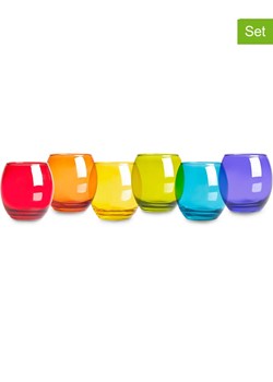 Trendy Kitchen by EXCÉLSA Szklanki (6 szt.) w różnych kolorach - 405 ml ze sklepu Limango Polska w kategorii Naczynia - zdjęcie 188452743