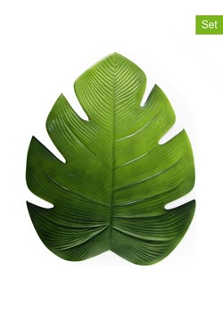 Trendy Kitchen by EXCÉLSA Podkładki stołowe (6 szt.) "Tropical" w kolorze zielonym - 48 x 38 cm ze sklepu Limango Polska w kategorii Podkładki na stół - zdjęcie 188452803