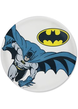 Trendy Kitchen by EXCÉLSA Talerz "Batman" w kolorze biało-niebieskim do pizzy - Ø 31 cm ze sklepu Limango Polska w kategorii Naczynia - zdjęcie 188452871