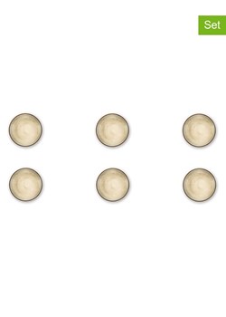 Trendy Kitchen by EXCÉLSA Miski (6 szt.) "Zeus" w kolorze biało-kremowym - Ø 14,5 cm ze sklepu Limango Polska w kategorii Naczynia - zdjęcie 188452872