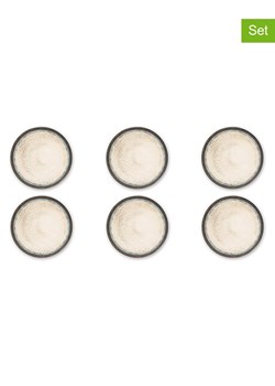 Trendy Kitchen by EXCÉLSA Talerze obiadowe (6 szt.) "Zeus" w kolorze biało-kremowym - Ø 27 cm ze sklepu Limango Polska w kategorii Naczynia - zdjęcie 188452882