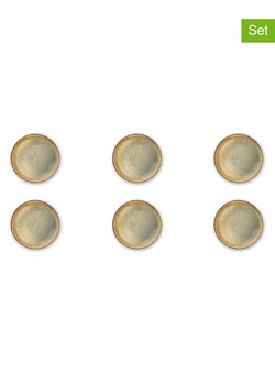 Trendy Kitchen by EXCÉLSA Talerze głębokie (6 szt.) "Demetra" w kolorze biało-beżowym - Ø 18 cm ze sklepu Limango Polska w kategorii Naczynia - zdjęcie 188452892