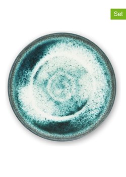 Trendy Kitchen by EXCÉLSA Talerze obiadowe (6 szt.) "Atena" w kolorze turkusowym - Ø 27 cm ze sklepu Limango Polska w kategorii Naczynia - zdjęcie 188452943