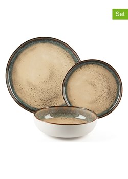 Trendy Kitchen by EXCÉLSA 12-częściowy zestaw "Zeus" w kolorze beżowym ze sklepu Limango Polska w kategorii Naczynia - zdjęcie 188452980