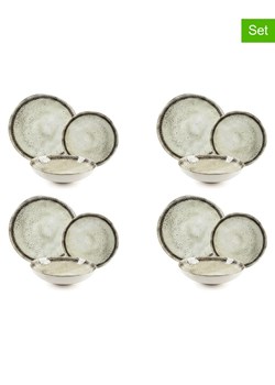 Trendy Kitchen by EXCÉLSA 12-częściowy zestaw talerzy "Artemide" w kolorze kremowym ze sklepu Limango Polska w kategorii Naczynia - zdjęcie 188453034